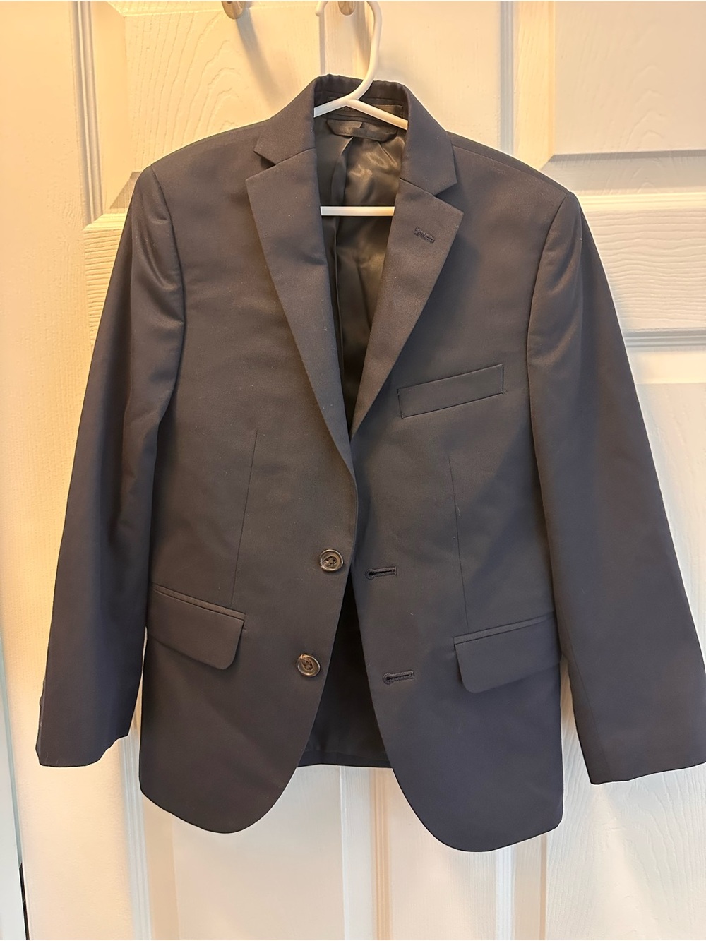 Boys Ralph Lauren Classic Two-Button Blazer - Navy
